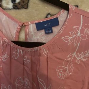 APT9-Tulip Hem Midi Dress-Pink Floral